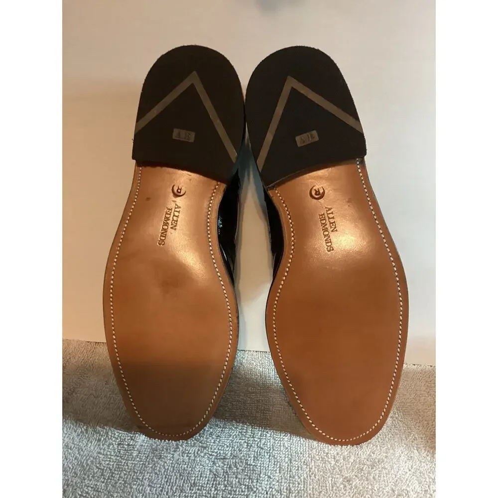 Allen Edmond’s Men’s Dress Shoes 9.5 B Black Lace Up Size 31716 Style
